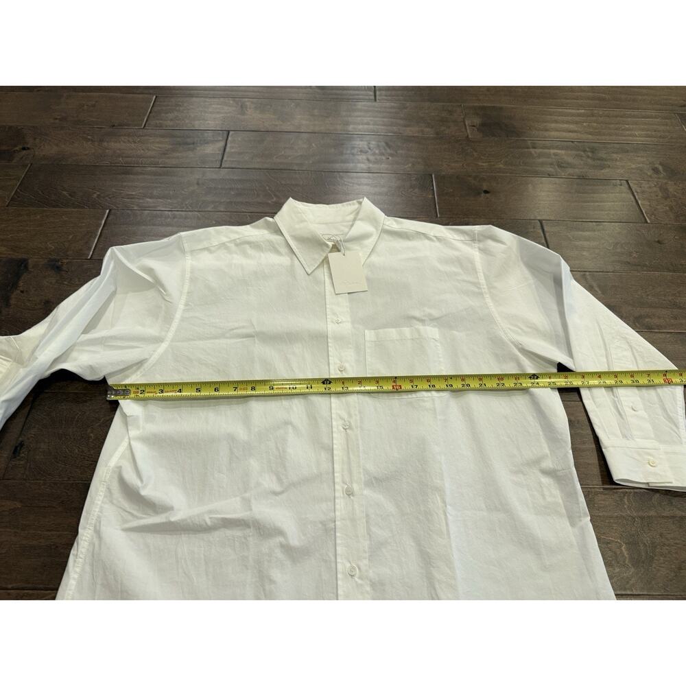 MOIA Womens White Box Shirt Button Up Long Sleeve One Size Shirt NWT NEW $158 - Picture 9 of 9
